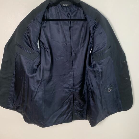 Jos A Bank Sz 44L/39L Signature Fit Wool Suit w/ Sport Blazer Jacket Black Cuffs - Picture 6 of 14